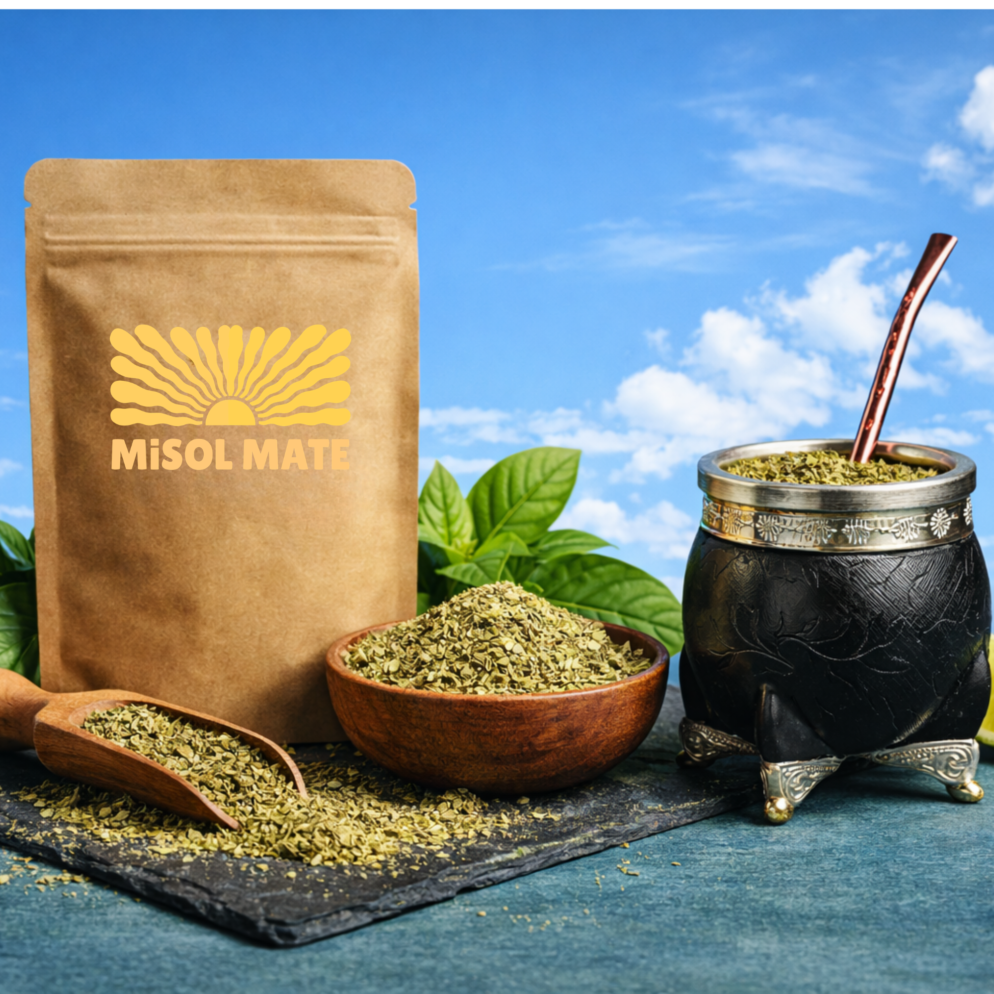 MiSol Mate – Pure Leaf Yerba Mate (250g)